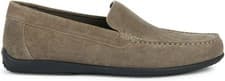 Image of BNWT Geox Mens U Ascanio B Suede Slip-On Moccasins, Dove Grey, UK10.5 /EU45