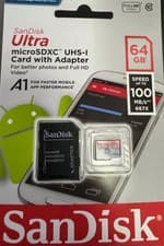 Image of SanDisk Ultra Micro SD SDXC A1 100MB/s Class 10 667x Memory Card SD Adapter NEW