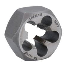 Image of 1/4" x 18 NPT Imperial Die Nut 1.5" (38mm) Tungsten Steel TD109