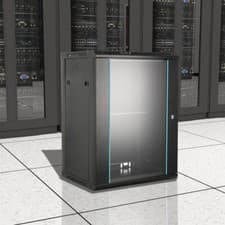 Image of 15U Server Rack Network Cabinet 19 inch Wall Mount Server Cabinet Network Rack