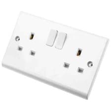 Image of Deta Vimark VC1209S Switched Socket 2-Gang 13A DETVC1209S