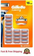Image of 16 GILLETTE FUSION 5 Razor Blades Refill Shaver Cartridges Fit Flex ball Power 8