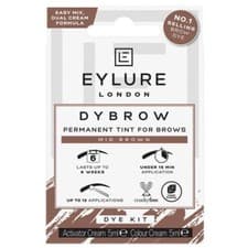 Image of Eylure Dybrow Permanent Eyebrow Tint Vegan Friendly Formula - Mid Brown