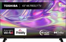 Image of Toshiba 43 Inch TV Smart 4K Ultra HD HDR Freely TV Netflix Disney+ 43UV1563DB