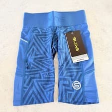 Image of SKINS Series 3 Half Tights Womens XS UK 8 Teal Compression Running BNWT
