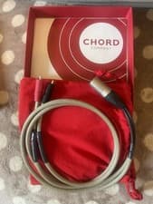 Image of Chord Epic XLR Interconnect. 2xRCA to XLR. 1 Metre Length.