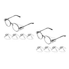 Image of 2 Pack Safety Shields for Glasses Eye Eyeglasses Protectors Protection