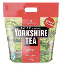 Image of Taylors of Harrogate Yorkshire Tea 600 Tea Bags 1.875 Kg Black Tea Refreshing