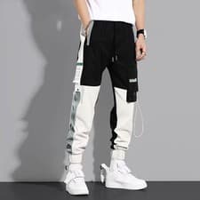 Image of Urban Streetwear Men Cargo Pants Urban Joggers Cargo Pockets Street Style