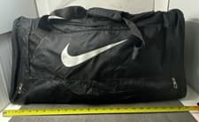 Image of Nike Brasilia LARGE Duffle Bag Color BLACK 28” Length NWOT