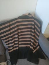 Image of Accessorize Women's Striped Poncho New Undamaged One Size