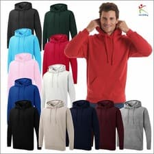 Image of Uneek UX Hoodie Plain Casual Work Wear Hooded Sweatshirt 280gsm Pullover Jumper