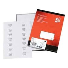 Image of 5 Star Office Addressing Labels Inkjet 99.1x38.1mm White (Pack of 1400)