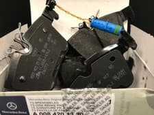 Image of Genuine Mercedes-Benz Rear Brake Pads C Class W205 A0004209403 ( With sensor )