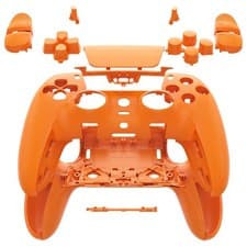 Image of ExtremeRate PS5 Edge Controller Shell with Buttons Touchpad Cover Royal Orange