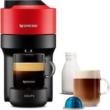 Image of Nespresso Krups Vertuo Pop XN920540 Smart Coffee Machine Red