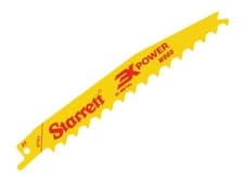 Image of Starrett BT63-5 Bi-Metal Reciprocating Blade, Wood Tapered 152mm 3 TPI (Pack 5)