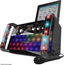 Image of Easy Karaoke EKS213-BT Bluetooth CD+CDG Karaoke Machine with LED Lights