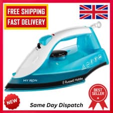 Image of Russell Hobbs 25580 My Iron Steam Iron Ceramic Soleplate 260ML Self-Clean 1800W
