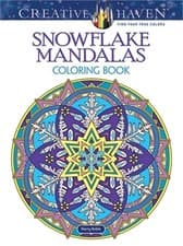 Image of Creative Haven Snowflake Mandalas Coloring Book (Paperback or Softback)