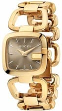 Image of Gucci YA125511 G-Timeless Ladies Gold Stainless Chronograph Watch + Gift Bag