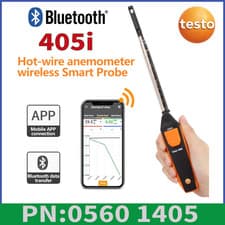 Image of Testo 405i Bluetooth Thermal Anemometer Smart Probe 0560 1405 Air Velocity
