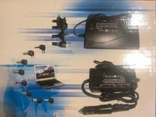 Image of AC DC SWITCHING POWER ADAPTOR; 16V, 18V, 19V, 20V ; Max Power: 60W; 8 DC Plugs