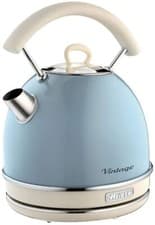 Image of Retro Dome Kettle, 1.7 Litre, 200 W, Vintage Style, Blue, Ariete 2877/05