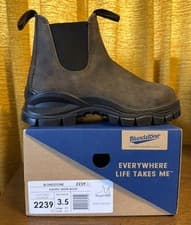 Image of Blundstone BL2239 Women's Size 6.5 US Rustic Brown Lug Chelsea Boots