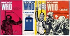 Image of Doctor Who 1960's Style Set of 3 Hardcover Books (THE DALEKS - CRUSADE - ZARBI)