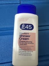 Image of E45 EMOLLIENT SHOWER CREAM - 200ML(label Damage)