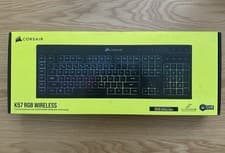 Image of Corsair K57 RGB Wireless Keyboard-Fully Working -Cleaned Boxed – See Description