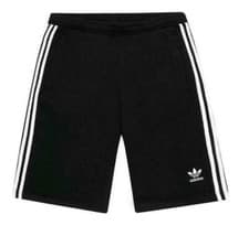Image of Adidas Mens 3 Stripes Shorts in Grey (CY4570) and Black (CW2980)