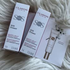 Image of Clarins SOS Primer White 10ml - NEW - Mini Travel Size Boxed x2