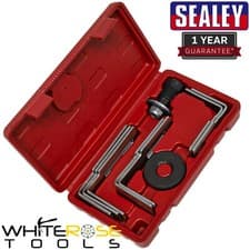 Image of Sealey Fuel Tank Sender Spanner Set 9pc 24mm Hex Drive