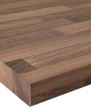 Image of Blocked Oak 40mm Laminate Kitchen Worktop - 1m, 2m, & 3m + Edging Strip