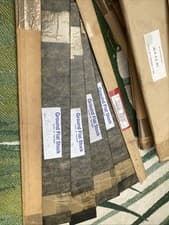 Image of Ground Flat Stock O1 01 Tool Steel Gauge Plate chizel material 5/16" 3/32" 1/16
