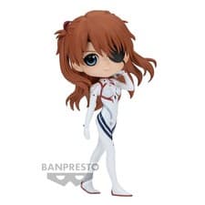 Image of Asuka Langley Sohryu Q Posket Ver. A White Plugsuit Figure (B/1)