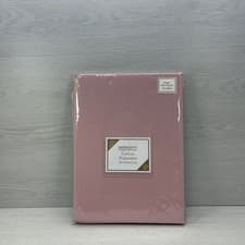 Image of Belledorm Cotton Polyester Single Fitted Sheet Pink 178x269cm 200 Thread Count