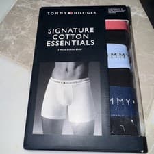 Image of Tommy Hilfiger Boxer Briefs 3-Pack Men's 2XL Signature Cotton Essentials
