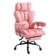 Image of Ergonomic Office Chair 360° Swivel Padded Seat Executive Chair with Footrest