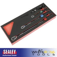 Image of Sealey Premier Black Torque Wrench Micrometer & Screwdriver Set 4pc STW909SETB