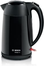 Image of Bosch DesignLine Stainless Steel Cordless Kettle 1.7L 3000W - Black, TWK3P423GB