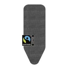 Image of Brabantia Ironing Board Cover C 124x45 cm Denim Black 100% Cotton Top Layer with