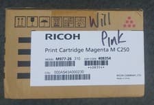 Image of RICOH MAGENTA TONER TYPE M C250 - EDP 408354 for M C250FW, M C250FWB Free UK P&P