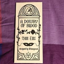 Image of Fairyloot Exclusive "A Dowry Of Blood" 12 Set Book Tabs