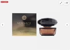 Image of Versace Crystal Noir Eau de Toilette 50ml Spray For Her - NEW. Women's EDT