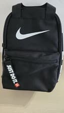 Image of Nike Just Do It Mini Backpack Black Small Travel Shoulder Bag Gym School Unisex