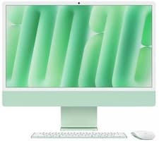 Image of Apple iMac 2024 AIO 24" M4 8 Core CPU 8 Core GPU 16GB 256GB Green MWUE3B/A