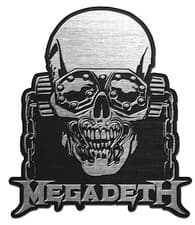 Image of MEGADETH METALL PIN # 6 VIC RATTLEHEAD KILLING IS ANSTECKER BADGE BUTTON 3x3cm